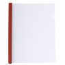 Папка с планкой - зажимом на 2 - 65 листов, А4, 10 мм, красная, ТМ Economix