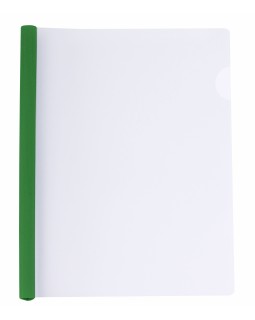 Папка з планкою - затиском на 2 - 65 аркушів, А4, 10 мм, зелена, ТМ Economix
