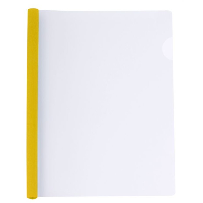 Папка з планкою-затиском на 2-65 аркушів А4 10 мм жовта, ТМ Economix
