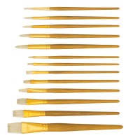 Пензлик художній «Maestro» щетина плаский № 10, ТМ 1 Вересня