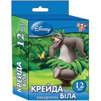 Крейда біла, квадратна, 10х10 мм, 12 шт. в упковці