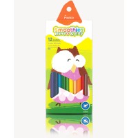 Олівці «Smoothies b&amp» трикутні суперм'які на 12 кольорів ТМ Marco