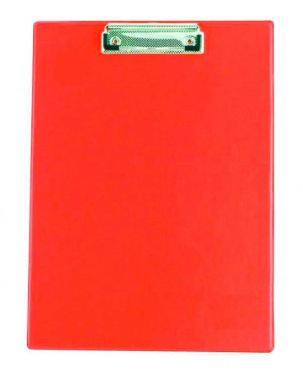Планшет з затиском, А4, червоний, TM Buromax