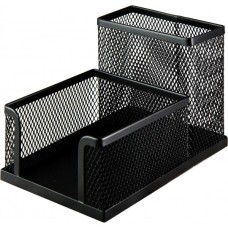 Органайзер настільний металевий 100х150х90 мм чорний, ТМ Buromax