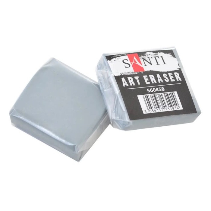 Гумка-клячка класична 35х35х10 мм, ТМ SANTI