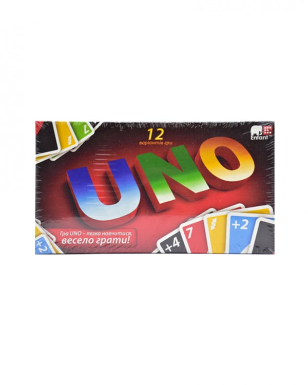 Гра настільна «UNO» мала у коробці 27х25х3,5 см, ТМ Данко Тойс