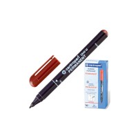 Маркер перманентний круглий тонкий 1 мм, коричневий, ТМ Centropen