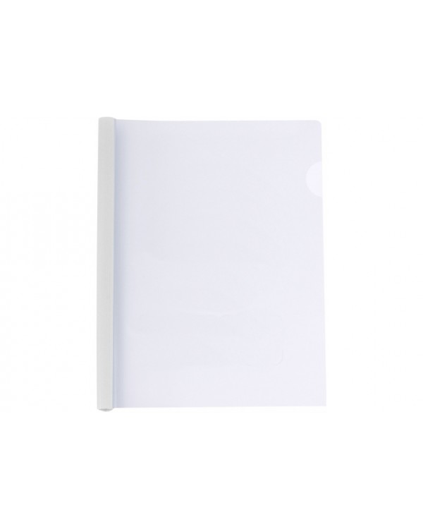 Папка з планкою - затиском на 2 - 65 аркушів, А4, 10 мм, біла, ТМ Economix