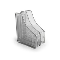 Лоток «Сітка» вертикальний металевий на 2 відділення сріблястий, ТМ J.Otten