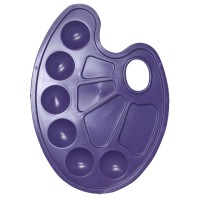 Палітра для малювання фіолетова, TM Zibi