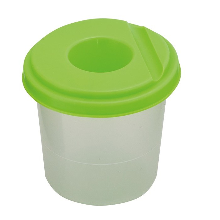 Склянка-непроливайка одинарна салатова, ТМ Zibi