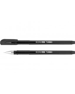 Ручка «Turbo», гелевая, черная, 0,5 мм, ТМ Economix