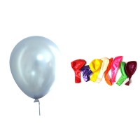 Кульки повітряні 30 см різнокольорові перламутрові, 100 шт. в упаковці, ТМ Leader