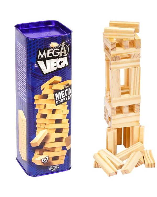 Гра настільна «MEGA VEGA» розвиваюча, у коробці 27х9х9 см, ТМ Данко Тойс