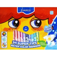 Фломастери «Super Washable» на 36 кольорів, ТМ Marco