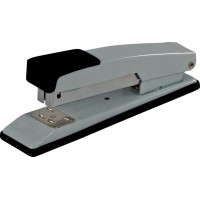 Степлер металевий до 20 аркушів під скобу № 24,26 чорний подовжений, ТМ Buromax