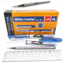 Ручка «Writo-meter» масляна синя 10 км 0,5 мм, ТМ Cello