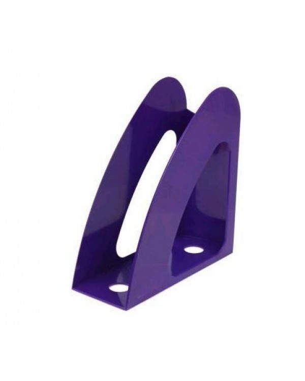 Лоток «Радуга», вертикальный, пластиковый, фиолетовый, 300х230х80 мм, ТМ Economix