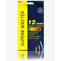 Олівці «Jumbo. Super Writer» шестигранні на 12 кольорів, ТМ Marco