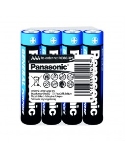Батарейка «Panasonic», R03, General Purpose 4 шт.