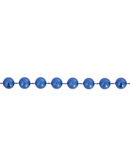 Ожерелье новогоднее 8 мм х 3 м, цвет синий.