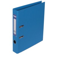 Папка-реєстратор «ELITE» А4 двостороння збірна 50 мм, PP, світло-синя, ТМ Buromax