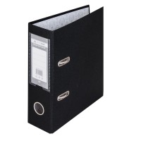 Папка-реєстратор А5 одностороння збірна 70 мм PP чорна, ТМ Buromax