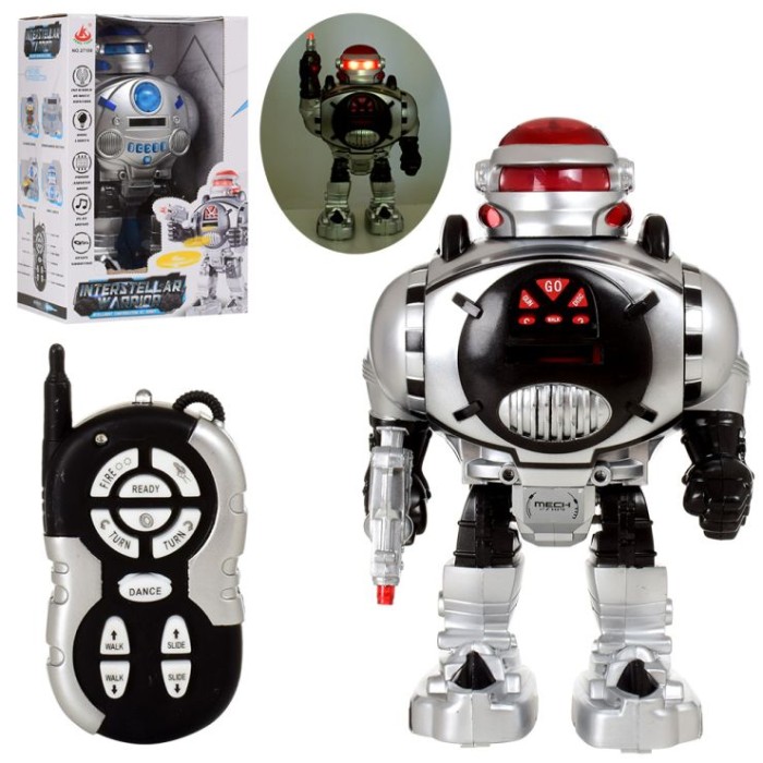 Робот 30 см р/к зі світлом та звуком, стріляє дисками та ходить, на батарейці, у коробці 22х15,5х32 см
