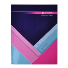 Канцелярська книга «MODEST» А4 на 144 аркуші у клітинку, тв. обкладинка, ламінований картон