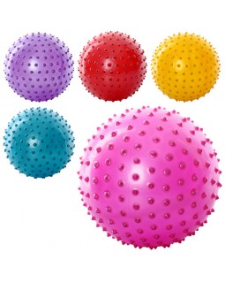 М'яч масажний 20 см, ПВХ, 90 гр., в асортименті