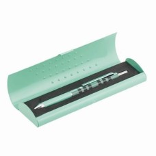 Ручка «Scotland» 4 в 1 кулькова автоматична у подарунковому футлярі, бірюзовий корпус