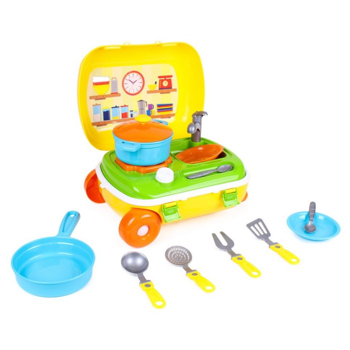 Набір «Кухня» з набором посуду, 34,5х26х16 см, ТМ Технок