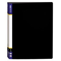 Папка пластикова А4 на 2 кільця, чорна, ТМ Economix