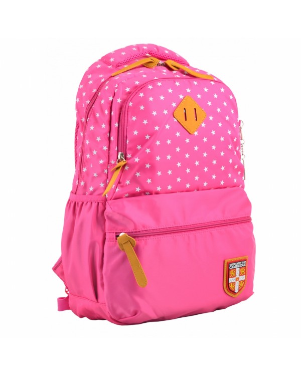 Подростковый рюкзак «CA 144» розовый, 48х30х15 см, ТМ YES