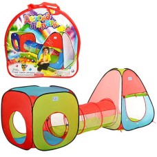 Намет з тунелем 230х78х91 см, в асортименті, у сумці 42х41х5 см