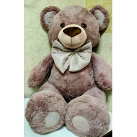 М`яка іграшка «Ведмедик Бублик 3» 120 см, пудровий, ПП Копиця