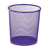 Кошик круглий, металевий, фіолетовий, 26,5х26,5х28 см, ZiBi