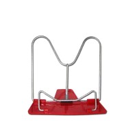 Підставка для книг №2, пластикова, металевий тримач з покриттям.