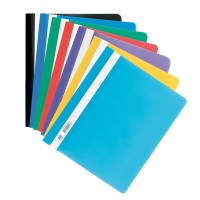 Папка-швидкозшивач з прозорим верхом А5 без перфорації, в асортименті, ТМ Buromax