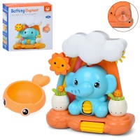 Іграшка для купання «Слоненятко»22х20 см з лійкою на присосках, у коробці 20,5х22х9 см