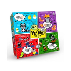 Гра карткова «ТакНетки YENOT« 4 в 1, у корробці 19х4х18 см, ТМ Данко Тойс