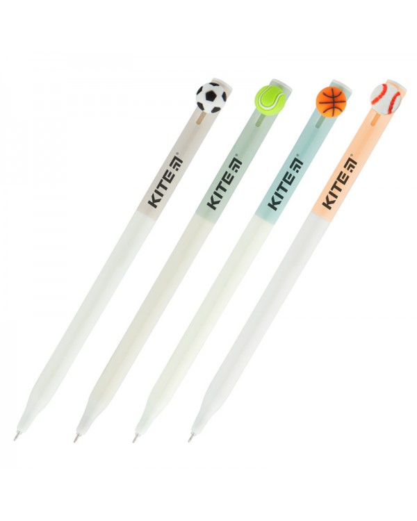 Ручка шариковая, автоматическая, синяя «Balls» ТМ Kite