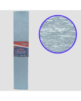 Гофро-бумага 30%, 50 х 200 см, 20 гр/м2, общ. 26 гр/м2, перламутрово-голубой, TM J.Otten