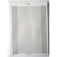 Трафарет А4 «Зебра» №1/2