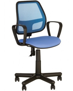 Кресло поворотное «Alfa», синее, Новый Стиль