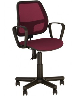 Кресло поворотное «Alfa» цвет - бордовый, Новый Стиль