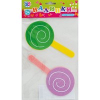 Наліпки для творчості «Цукерки» повсть, 2 шт. в упаковці, ТМ 1 Вересня