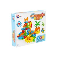 Конструктор шарнірний на 118 деталей, у коробці 39х32х7,5 см, ТМ Технок