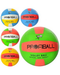 М'яч волейбольний «Official» офіційний розмір, гумовий, 260х300 гр, в асортименті