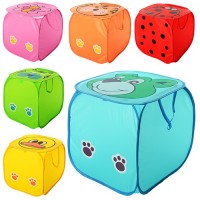 Кошик для іграшок «Тварини» 45 см, дах на липучці, в асортименті, у пакеті 45х45 см